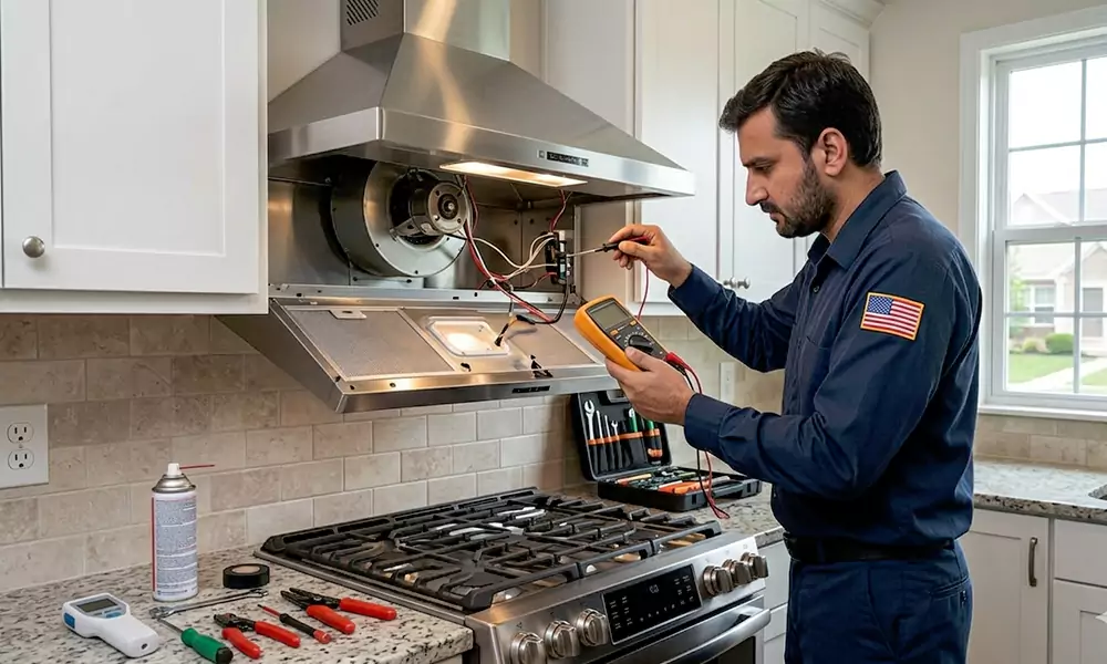 Range Hood Repair in West Springfield, MA