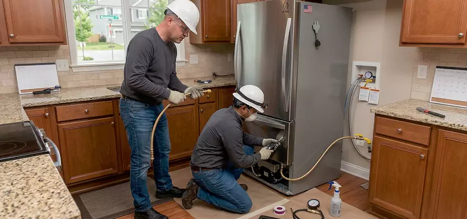 Propane Refrigerator Installation in West Springfield